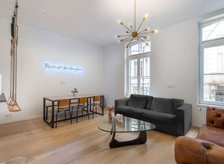 Mixed-use building operated as co-living