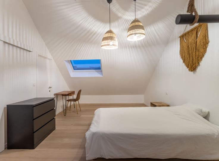 Mixed-use building operated as co-living