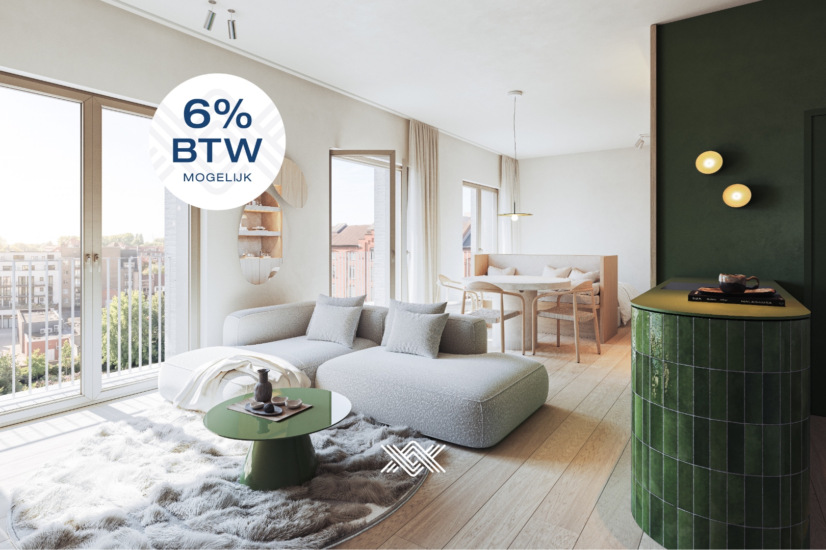 1-slaapkamerappartement, Deinze