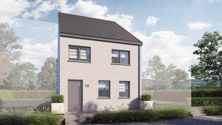 4-slaapkamerwoning met tuin, Walcourt