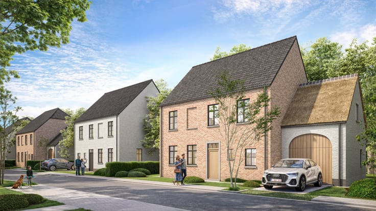 4-slaapkamerwoning met tuin, Sijsele