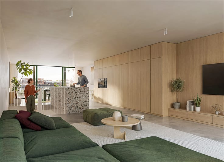 2-slaapkamerwoning met tuin, Gent