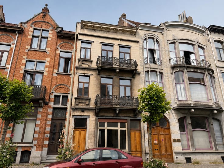 6-slaapkamerwoning met tuin, Schaerbeek