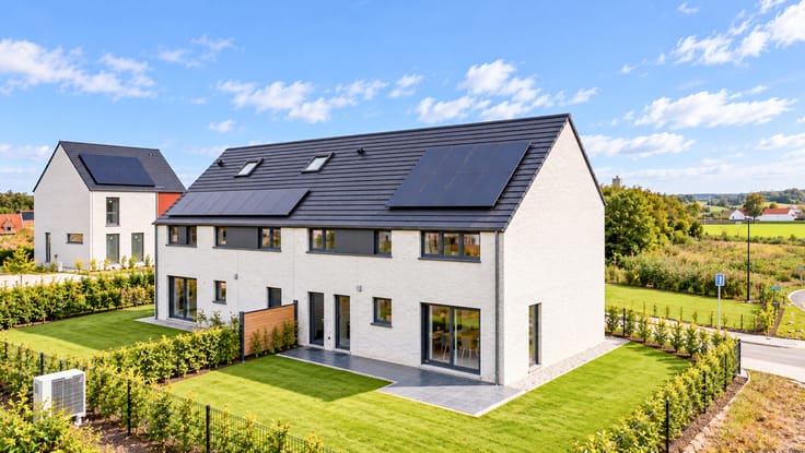 3-slaapkamerwoning met tuin, Nivelles