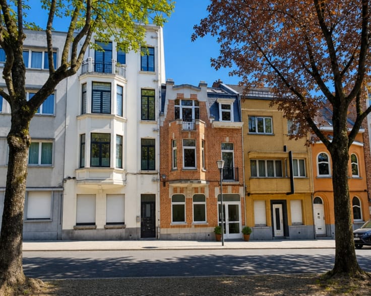 4-slaapkamerwoning met tuin, Koekelberg