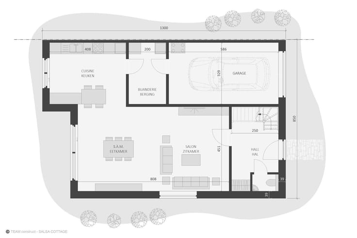 4-slaapkamerwoning, Sint-Gillis-Waas de Klinge
