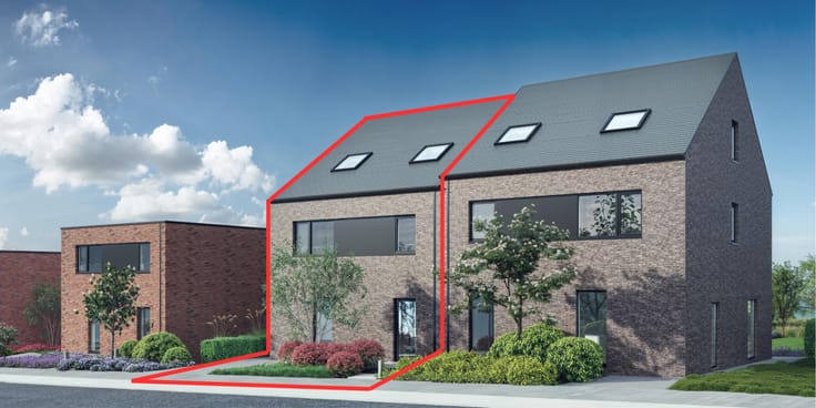 5-slaapkamerwoning met tuin, Boutersem