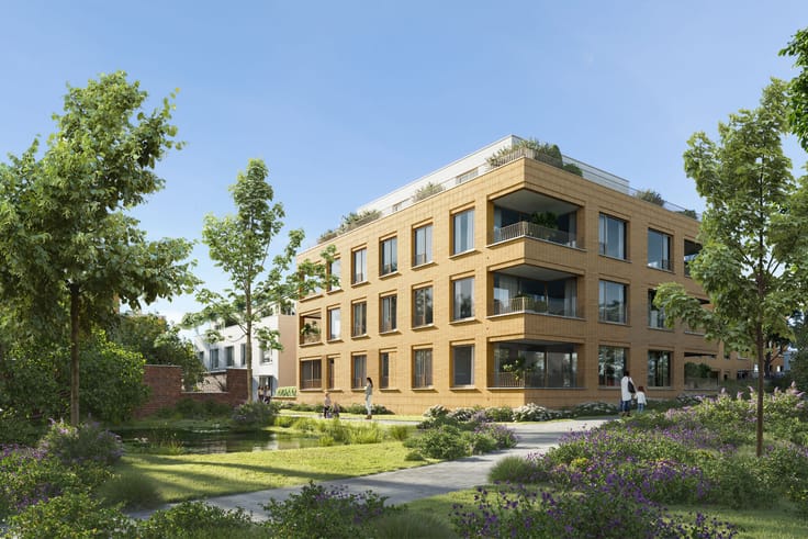 Modern new construction project with 6% VAT advantage