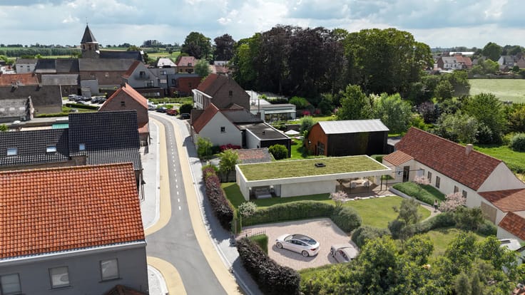 Woning met tuin, Kruisem