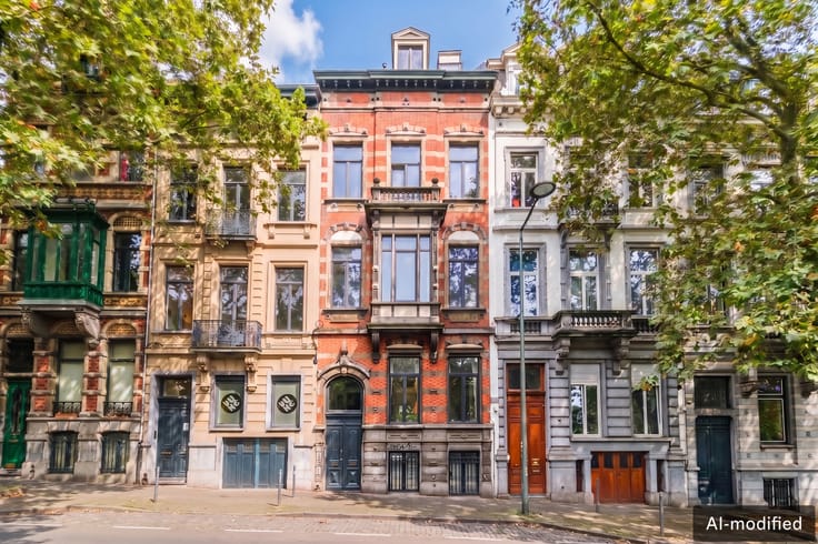 7-slaapkameropbrengsteigendom met tuin, Saint-Gilles